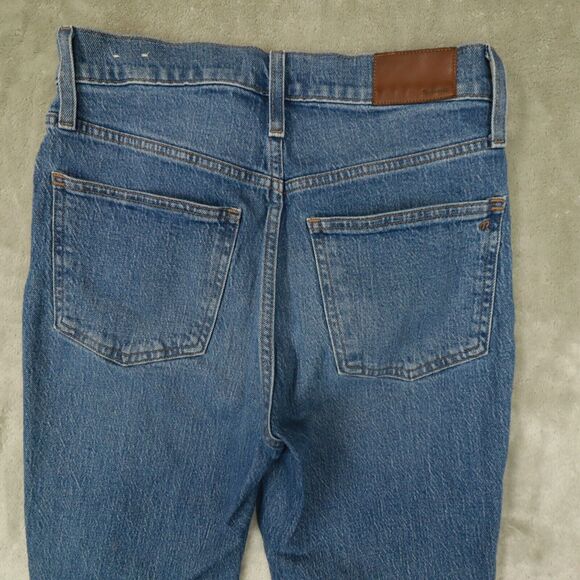 Madewell The Perfect Vintage Jean Medium Wash Raw-Hem Edition size 26 ankle - Picture 12 of 12